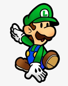 Mario And Luigi Paper Jam - Luigi Paper Mario Png, Transparent Png, Free Download