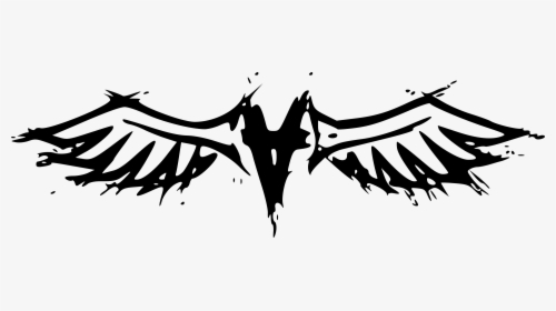 Transparent Angel Wings Vector Png - Graffiti Clipart Black And White, Png Download, Free Download