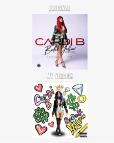 Bodak Yellow Site - Red Bottoms Shoes Cardi B, HD Png Download, Free Download