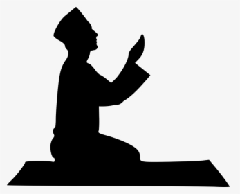 Islamic, Prayer, Silhouette, Mosque, Man, Religion - Islam Pray Silhouette, HD Png Download, Free Download