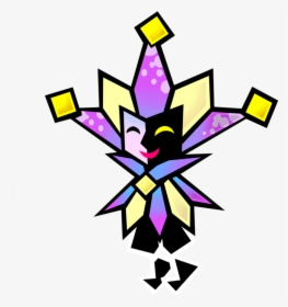 Transparent Kirby Sprite Png - Dimentio Paper Mario, Png Download, Free Download