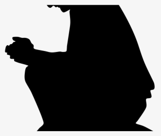 Person Praying Png - Silhouette, Transparent Png, Free Download