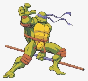 Donatello Ninja Turtle Painting, HD Png Download, Free Download