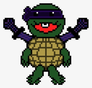 Baby Ninja Turtle Pixel Art, HD Png Download, Free Download