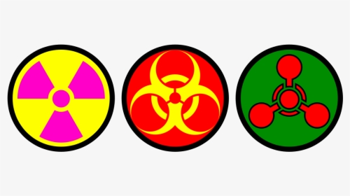 Wmd Symbols Horizontal - Nuclear Biological Chemical Weapons, HD Png Download, Free Download