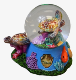 H3055-99 Sea Turtle 45mm Snow Globe W/shield, HD Png Download, Free Download