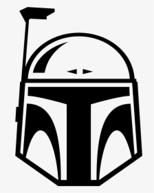 Transparent Boba Fett Clipart - Boba Fett Black And White, HD Png Download, Free Download