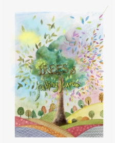 Trees With Falling Leaves , Png Download - Cushion, Transparent Png, Free Download