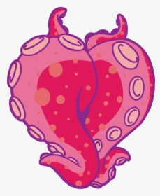 Transparent Tentacle Png - Tentacle Heart, Png Download, Free Download