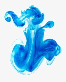 Blue Beautiful Ink Effect - Blue Smoke Transparent Background, HD Png Download, Free Download