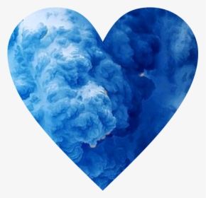 Ftestickers Shapes Smoke - Different Shades Of Blue Background, HD Png Download, Free Download