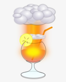 Cloud Mushroom Radioactive Free Picture - Cocktail Clip Art, HD Png Download, Free Download