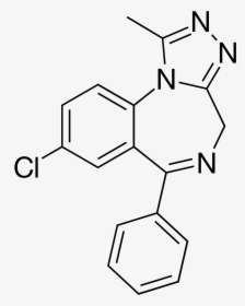 Alprazolam Structure, HD Png Download, Free Download