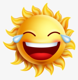 Sunbeam Clipart Cute Baby Sunshine - Animated Sun With A Face, HD Png Download, Free Download
