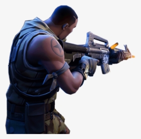 Xbox Console Playstation Pc - Fortnite Character Shooting Png, Transparent Png, Free Download