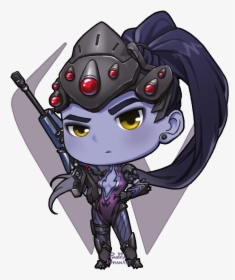 Image - Widowmaker Overwatch Chibi, HD Png Download, Free Download