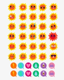 Image Of Starry Emojis Set - Starry Emojis Set Cosmic Funnies, HD Png Download, Free Download