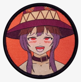 Megumin Ahegao Patch, HD Png Download, Free Download