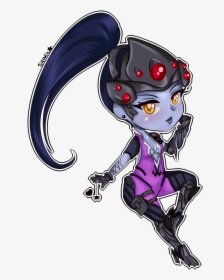 Png Overwatch For Free Download On - Widowmaker Overwatch Chibi, Transparent Png, Free Download