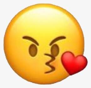 Emoji Heart Kiss Kissemoji Angry Mad Love Heartemoji - Angry Kiss Emoji Png, Transparent Png, Free Download