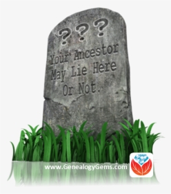 Mystery Grave Tombstone - Tombstone No Grass Transparent Background, HD Png Download, Free Download