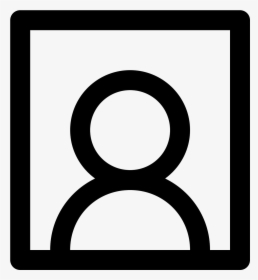The Icon Portrait Is A Medium Sized Square - Portrait Symbol, HD Png Download, Free Download