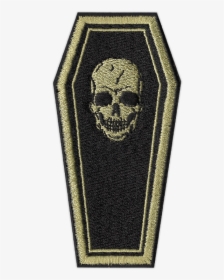 Black/gold Coffin Patch By Seventh - Emblem, HD Png Download, Free Download