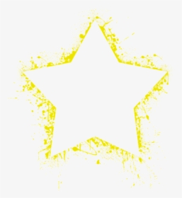 Star, Yellow, Shines, Light, Sky, Outline Star, Victory - Transparent Star Outline Yellow, HD Png Download, Free Download
