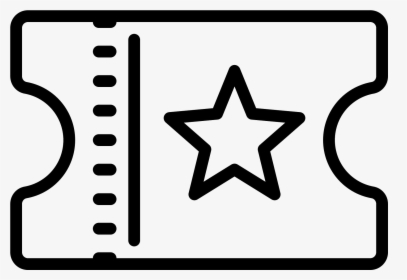 Movie Ticket Icon - Police Badge Vector Png, Transparent Png, Free Download