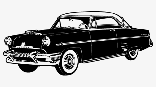 Old Car Silhouette Png, Transparent Png, Free Download