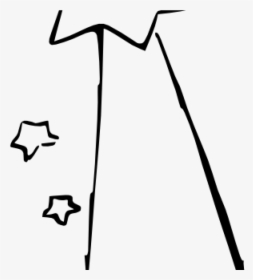 Shooting Star Clipart Shooting Star Clip Art Outline - Black And White Shooting Star, HD Png Download, Free Download