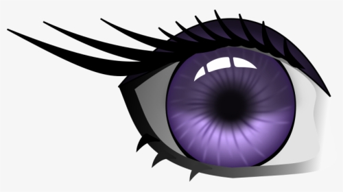 Purple Eye - Transparent Clipart Purple Eyes, HD Png Download, Free Download