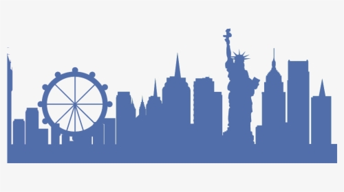 New York City Skyline Wall Sticker Clipart , Png Download - Wall Decal, Transparent Png, Free Download
