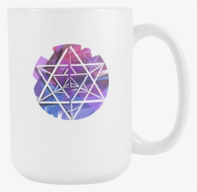 Lightworker Merkaba Sacred Geometry Abstract White - Mug, HD Png Download, Free Download
