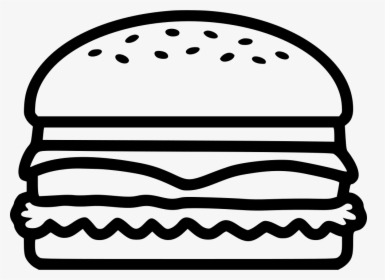 Cheeseburger - Cheeseburger Silhouette, HD Png Download, Free Download