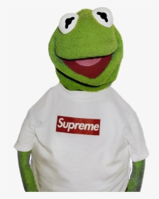 #memezasf #kermit #frog #kermitthefrog #bart #supreme - Kermit The Frog Supreme Hd, HD Png Download, Free Download