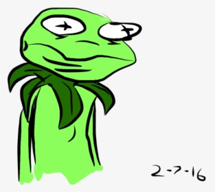 Transparent Kermit Png - Kermit The Frog Drawing Funny, Png Download, Free Download