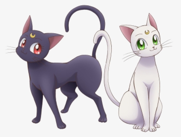 Sailor Moon Cats Png - Sailor Moon Luna Png, Transparent Png, Free Download