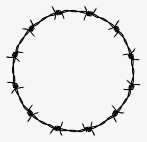Wire Transparent Png - Barb Wire Tattoo Circle, Png Download, Free Download