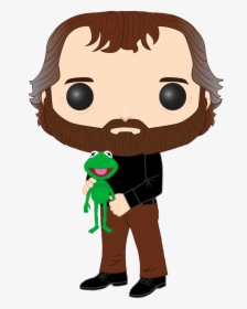Jim Henson With Kermit The Frog Funko Pop Vinyl Figure - Ad Icons Funko Pop, HD Png Download, Free Download