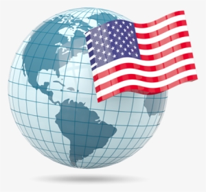 Globe With Flag - Malaysia Flag World Globe, HD Png Download, Free Download