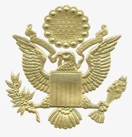 Great Seal Of The United States, Embossed Gold - United States Of America Eagle Seal, HD Png Download, Free Download