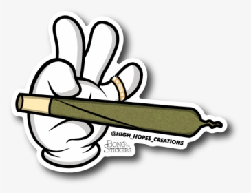 Marijuana Joint Png - Weed Stickers Png, Transparent Png, Free Download