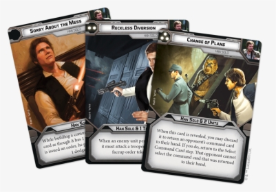 Star Wars Legion Han Solo Command Cards, HD Png Download, Free Download