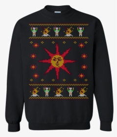 Christmas Sweater Dark Souls Crewneck Sweatshirt - Ugly Video Game Sweaters, HD Png Download, Free Download
