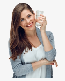 Transparent Drink Water Png - Water Glass With Girl, Png Download, Free Download