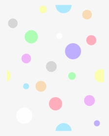 Polka Dots, In Pastel Colors - Pastel Colors Polka Dots, HD Png Download, Free Download