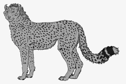 Cheetah Spot Png Jpg Black And White - Dog, Transparent Png, Free Download