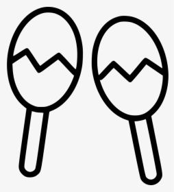 Maracas - Black And White Maracas Transparent, HD Png Download, Free Download
