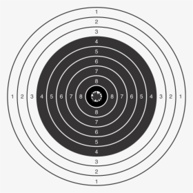 Transparent Gun Target Clipart - Shooting Bullseye Targets, HD Png Download, Free Download